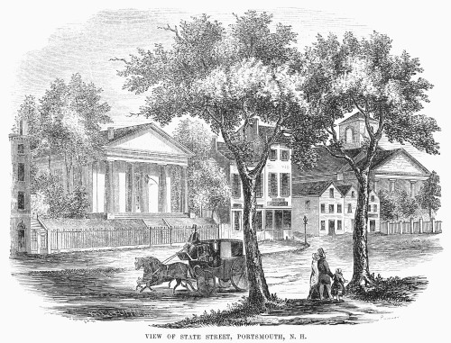 New Hampshire: Portsmouth. /Nview Of State Street In Portsmouth, New Hampshire. Wood Engraving, American, 1853. Poster Print by Granger Collection - Item # VARGRC0092537 New Hampshire: Portsmouth. /Nview Of State Street In Portsmouth, New Hampshire. Wood Engraving, American, 1853. Poster Print by Granger Collection - Item # VARGRC0092537