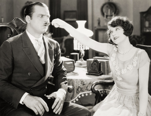 Silent Still: Man & Woman. Poster Print by Granger Collection - Item # VARGRC0074526