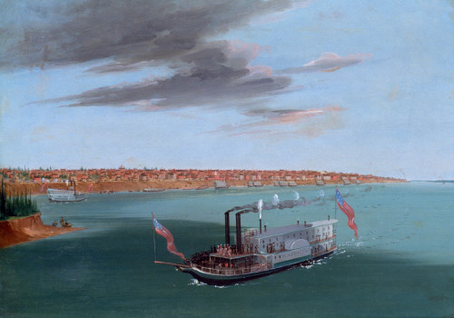 Catlin: St. Louis, 1832. /Nst. Louis From The Mississippi River. Oil On Canvas, 1832, By George Catlin. Poster Print by Granger Collection - Item # VARGRC0025884
