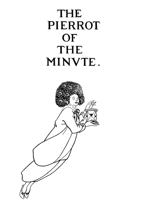 Beardsley: Pierrot. /Ncover Design. Drawing By Aubrey Vincent Beardsley For 'The Pierrot Of The Minute.' Poster Print by Granger Collection - Item # VARGRC0038435