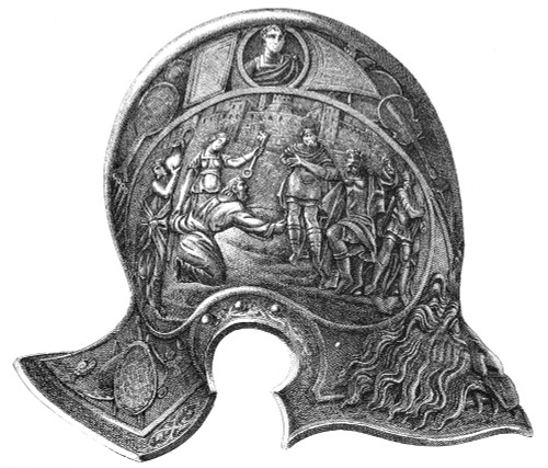 Helmet, 16Th Century. /Nfrench Renaissance Helmet, /N16Th Century. Engraving, 19Th Century. Poster Print by Granger Collection - Item # VARGRC0075255