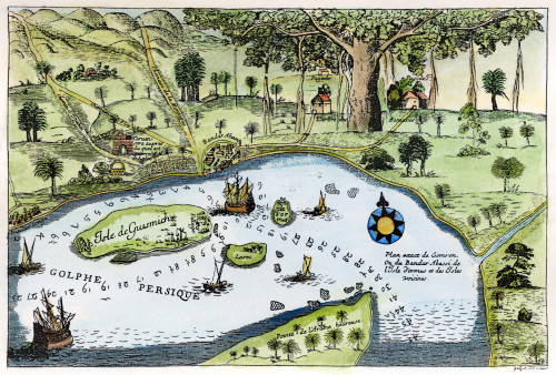 Bandar Abbas, 17Th Century. /Nmap Of The Town Of Bandar Abbas On The Persian Gulf. Line Engraving, French, 17Th Century. Poster Print by Granger Collection - Item # VARGRC0044023