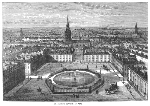 London: St. James' Square. /Nst. James' Square In London, England, 1773. Line Engraving. Poster Print by Granger Collection - Item # VARGRC0045687