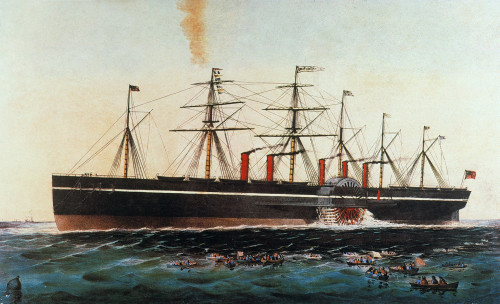 Ship: Great Eastern, 1858. /Nbritish Steamship: Lithograph By Currier & Ives, 1858. Poster Print by Granger Collection - Item # VARGRC0030115 Ship: Great Eastern, 1858. /Nbritish Steamship: Lithograph By Currier & Ives, 1858. Poster Print by Granger Collection - Item # VARGRC0030115
