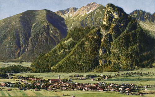 Germany: Oberammergau. /Nview Of The Town Of Oberammergau In Bavaria, Germany. Photograph, C1920. Poster Print by Granger Collection - Item # VARGRC0433577