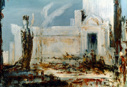 Gustave Moreau: Helen. /N'H_L�Ne � La Porte Sc_E' (Helen At The Scaean Gate). Oil On Canvas, C1888, By Gustave Moreau. Poster Print by Granger Collection - Item # VARGRC0050705