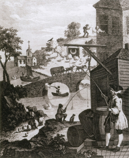 Optical Illusion, False Perspective Poster Print by Science Source - Item # VARSCIBW7086