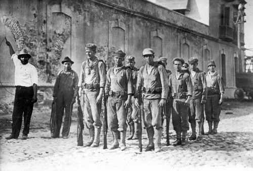 Mexican Expedition, 1914. /Nu.S. Marines On Patrol In Veracruz, 1914. Poster Print by Granger Collection - Item # VARGRC0012817