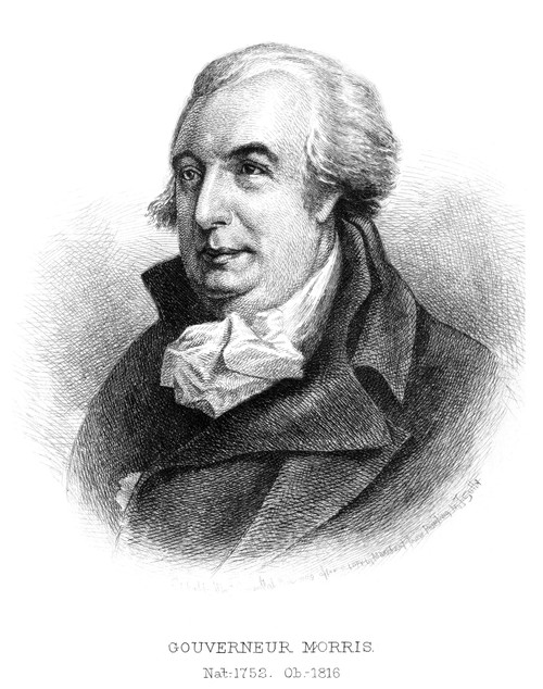 Gouverneur Morris. /N(1752-1816). American Statesman And Diplomat. Etching, 1888, By Albert Rosenthal. Poster Print by Granger Collection - Item # VARGRC0031906