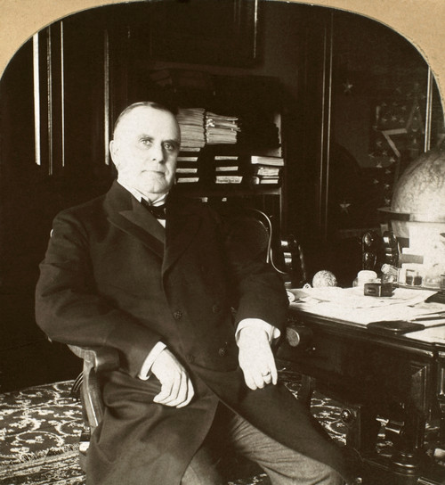 William Mckinley /N(1843-1901). 25Th President Of The United States. Photographed At His Desk In The White House, 1900. Poster Print by Granger Collection - Item # VARGRC0090025