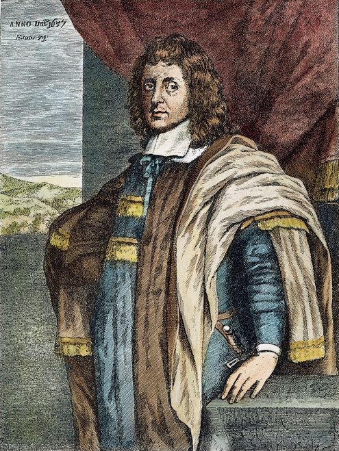 Cecilius Calvert (1605-1675). /N2Nd Baron Baltimore. English Politician And Colonist, Established Maryland Colony. Wood Engraving, American, 1883. Poster Print by Granger Collection - Item # VARGRC0040314
