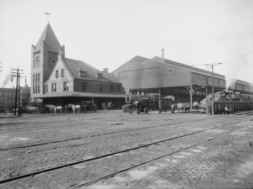 New York Central Railroad. /Nnew York Central Railroad Depot At Syracuse, New York. Photograph, C1907. Poster Print by Granger Collection - Item # VARGRC0351957