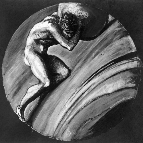 Mythology: Sisyphus. /Ndrawing By Sir Edward Burne-Jones (1833-1898). Poster Print by Granger Collection - Item # VARGRC0011937