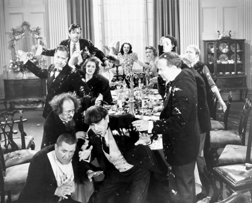 Three Stooges: Film Still. /Nfilm Still Of The 'The Three Stooges.' American Comedians. Poster Print by Granger Collection - Item # VARGRC0043831