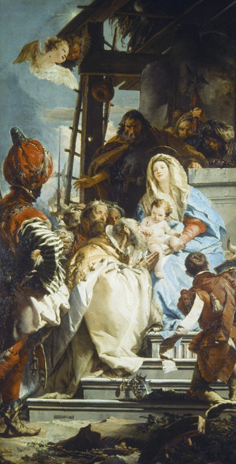 Adoration Of The Magi. /N'The Adoration Of The Magi.' Oil On Canvas, Giovanni Battista Tiepolo, 1753. Poster Print by Granger Collection - Item # VARGRC0350652