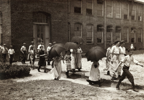 Textile Mill Workers, 1911. /Nworkers At The End Of The Day At The Tidewater Knitting Mill In Portsmouth, Virginia. Photograph By Lewis Hine, June 1911. Poster Print by Granger Collection - Item # VARGRC0167333
