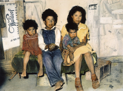 Mexican Children, 1939. /Nmexican Children At Home In San Antonio, Texas. Photographed By Russell Lee In 1939. Poster Print by Granger Collection - Item # VARGRC0061738