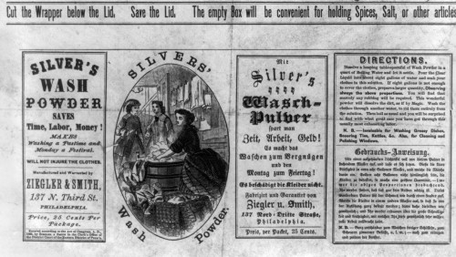 Soap Advertisement, C1866. /Nadvertisement For Silver'S Wash Powder, C1866. Poster Print by Granger Collection - Item # VARGRC0128795