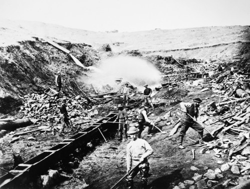 Colorado: Mining, 1877. /Nhydraulic Placer Mining In Russell Gulch, Colorado. Photograph, 1877. Poster Print by Granger Collection - Item # VARGRC0259178