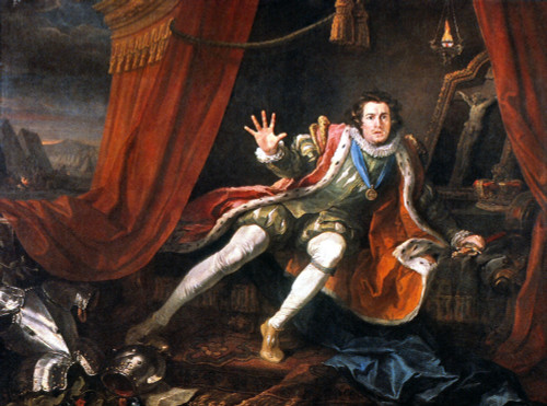 Garrick: Richard Iii. /Nenglish Actor David Garrick (1717-1779) As Shakespeare'S King Richard Iii Awakening From His Dream. Oil On Canvas, 1745, By William Hogarth. Poster Print by Granger Collection - Item # VARGRC0050961 Garrick: Richard Iii. /Nenglish Actor David Garrick (1717-1779) As Shakespeare'S King Richard Iii Awakening From His Dream. Oil On Canvas, 1745, By William Hogarth. Poster Print by Granger Collection - Item # VARGRC0050961
