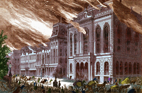 The Great Chicago Fire, 1871 Poster Print by Science Source - Item # VARSCIJC3241