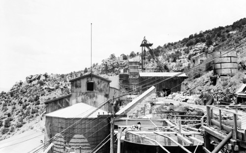 New Mexico: Gold Mine, 1940. /Nthe Mill At A Gold Mine At Mogollon, New Mexico. Photograph By Russell Lee, June 1940. Poster Print by Granger Collection - Item # VARGRC0111679
