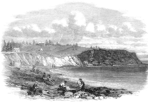 Canada: Gold Mining, 1861. /Ngoldwashing Near Lunenburg, Nova Scotia. Wood Engraving, English, 1861. Poster Print by Granger Collection - Item # VARGRC0079205