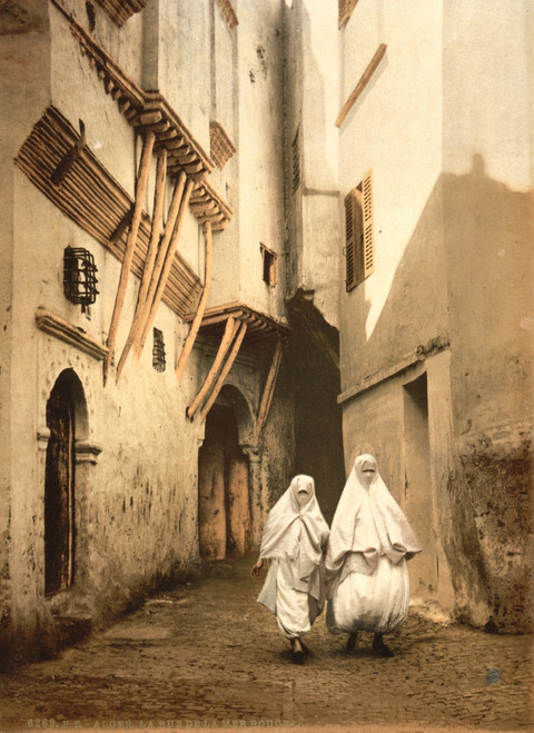 Algeria: Street Scene, C1899. /Nstreet Of The Red Sea In Algiers. Photochrome Postcard, C1899. Poster Print by Granger Collection - Item # VARGRC0108955