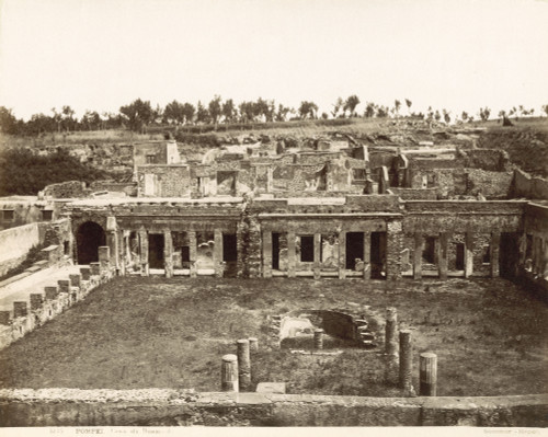 Pompeii Ruins, C1890. /Nruins Of A House At Pompeii (Casa Di Diomede). Photographed, C1890. Poster Print by Granger Collection - Item # VARGRC0072041