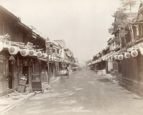 Japan: Yokohama, 1880S. /Nstreet Scene In Yokohama. Photographed, C1880. Poster Print by Granger Collection - Item # VARGRC0072089