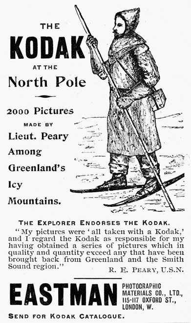 Camera Advertisement, 1893. /Nthe Kodak Camera Manufactured By Eastman. Newspaper Advertisement, 1893. Poster Print by Granger Collection - Item # VARGRC0029548