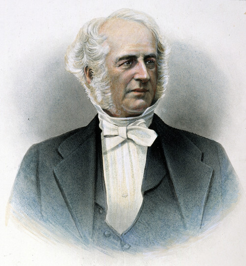 Cornelius Vanderbilt /N(1794-1877). American Financier. Color Engraving, 19Th Century. Poster Print by Granger Collection - Item # VARGRC0008225