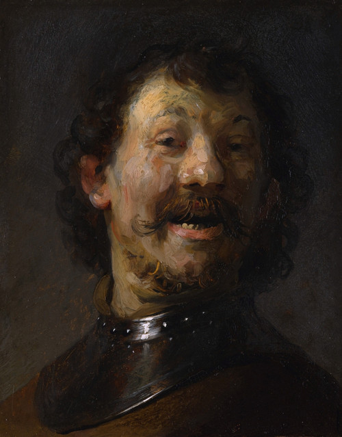 Rembrandt: Laughing Man. /N'The Laughing Man.' Oil On Copper By Rembrandt Van Rijn, 1629-30. Poster Print by Granger Collection - Item # VARGRC0025317