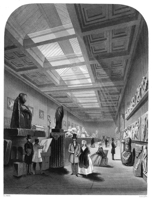 British Museum, 1860. /N'Elgin Room.' London. Steel Engraving, English. Poster Print by Granger Collection - Item # VARGRC0079727