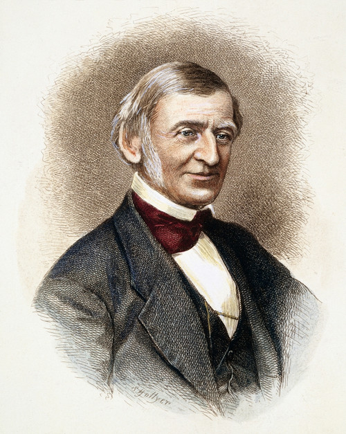 Ralph Waldo Emerson /N(1803-1882). American Philospher And Man Of Letters. Etching By Samuel Hollyer (1826-1919). Poster Print by Granger Collection - Item # VARGRC0008127