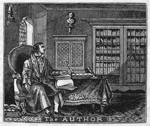 Writer, C1845. /N'The Author.' Wood Engraving, English, C1845. Poster Print by Granger Collection - Item # VARGRC0095660