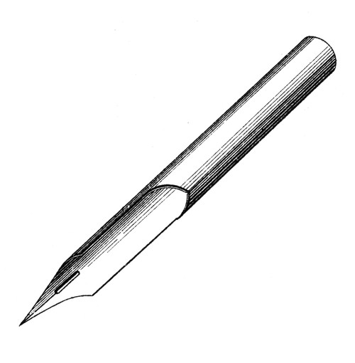 Steel Pen, 1830. /Nengraving, English, 1830. Poster Print by Granger Collection - Item # VARGRC0078227