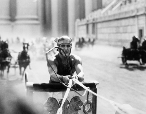 Ben Hur, 1926. /Nfrancis X. Bushman As Messala In The Climactic Chariot Race. Silent Film Still. Poster Print by Granger Collection - Item # VARGRC0088009