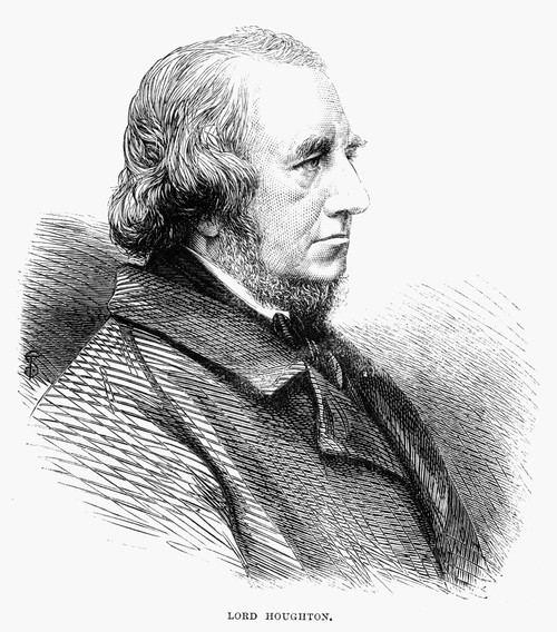 Richard Monckton Milnes /N(1809-1885). 1St Baron Houghton. English Poet And Politician. Wood Engraving, English, 1865. Poster Print by Granger Collection - Item # VARGRC0122593