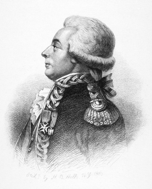 Comte De Grasse (1722-1788). /Ncomte Fran�Ois Joseph Paul De Grasse. French Naval Officer. Etching, 1880. Poster Print by Granger Collection - Item # VARGRC0060742