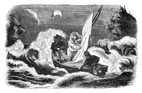 Cartoon: Censorship, 1862. /Ncartoon Depicting Journalists In A Stormy Sea Of Censorship Enforced By The Police (Right) And Bismarck (Left). German Cartoon, 1862. Poster Print by Granger Collection - Item # VARGRC0267463