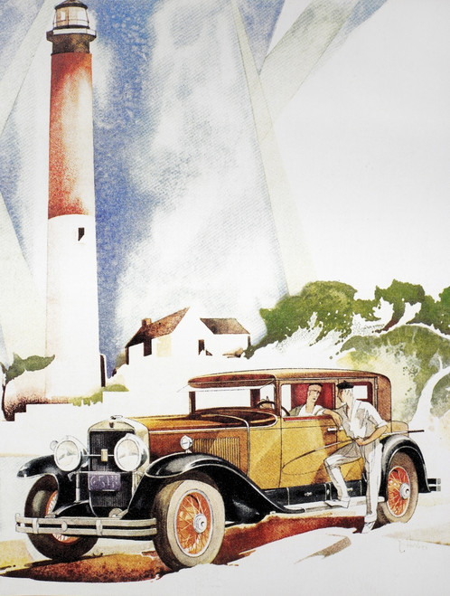 Cadillac Ad, 1929. /Ncadillac Automobile Advertisement, American, 1929. Poster Print by Granger Collection - Item # VARGRC0082139