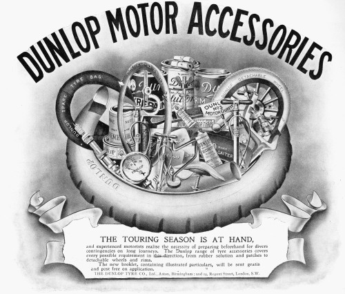 Dunlop Tires, 1910. /Nenglish Newspaper Advertisement, 1910. Poster Print by Granger Collection - Item # VARGRC0045831
