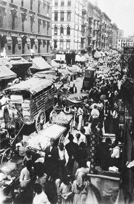 New York: Hester Street. /Na View Of Hester Street On The Lower East Side In New York City. Photograph, C1900. Poster Print by Granger Collection - Item # VARGRC0353107