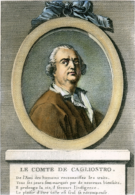 Count Cagliostro /N(1743-1795). Alessandro Conte Di Cagliostro. Italian Adventurer. Copper Engraving, French, 18Th Century. Poster Print by Granger Collection - Item # VARGRC0068064