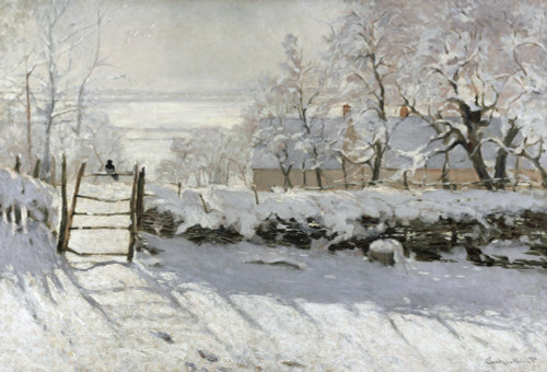 Monet: The Magpie, C1868. /Noil On Canvas, Claude Monet, C1868. Poster Print by Granger Collection - Item # VARGRC0433773