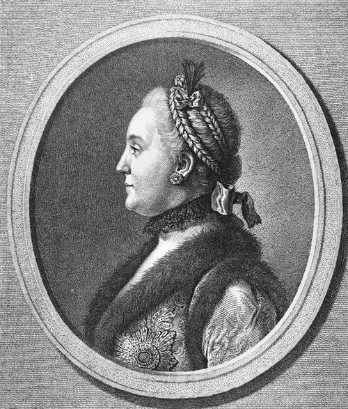 Catherine Ii (1729-1796). /Nempress Of Russia, 1762-96. Etching, Russian, 1762. Poster Print by Granger Collection - Item # VARGRC0003084