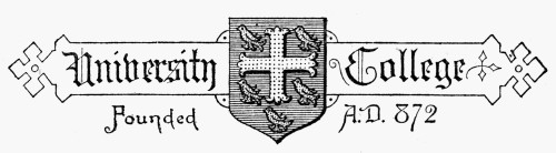 Oxford: Coat Of Arms. /Ncoat Of Arms Of University College, Oxford University, Oxford, England. Wood Engraving, English, C1885. Poster Print by Granger Collection - Item # VARGRC0094629