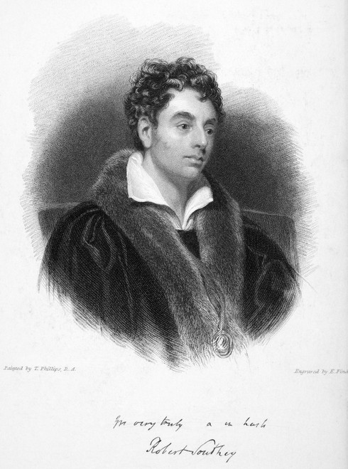 Robert Southey (1774-1843). /Nenglish Man Of Letters. Stipple Engraving, 19Th Century. Poster Print by Granger Collection - Item # VARGRC0071264