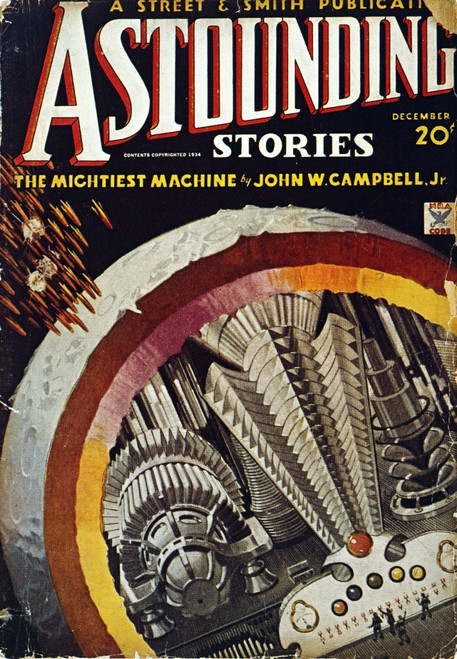 Science Fiction Cover, 1934. /Ncover By Howard V. Brown For The December 1934 Issue Of 'Astounding Stories' Magazine. Poster Print by Granger Collection - Item # VARGRC0061334